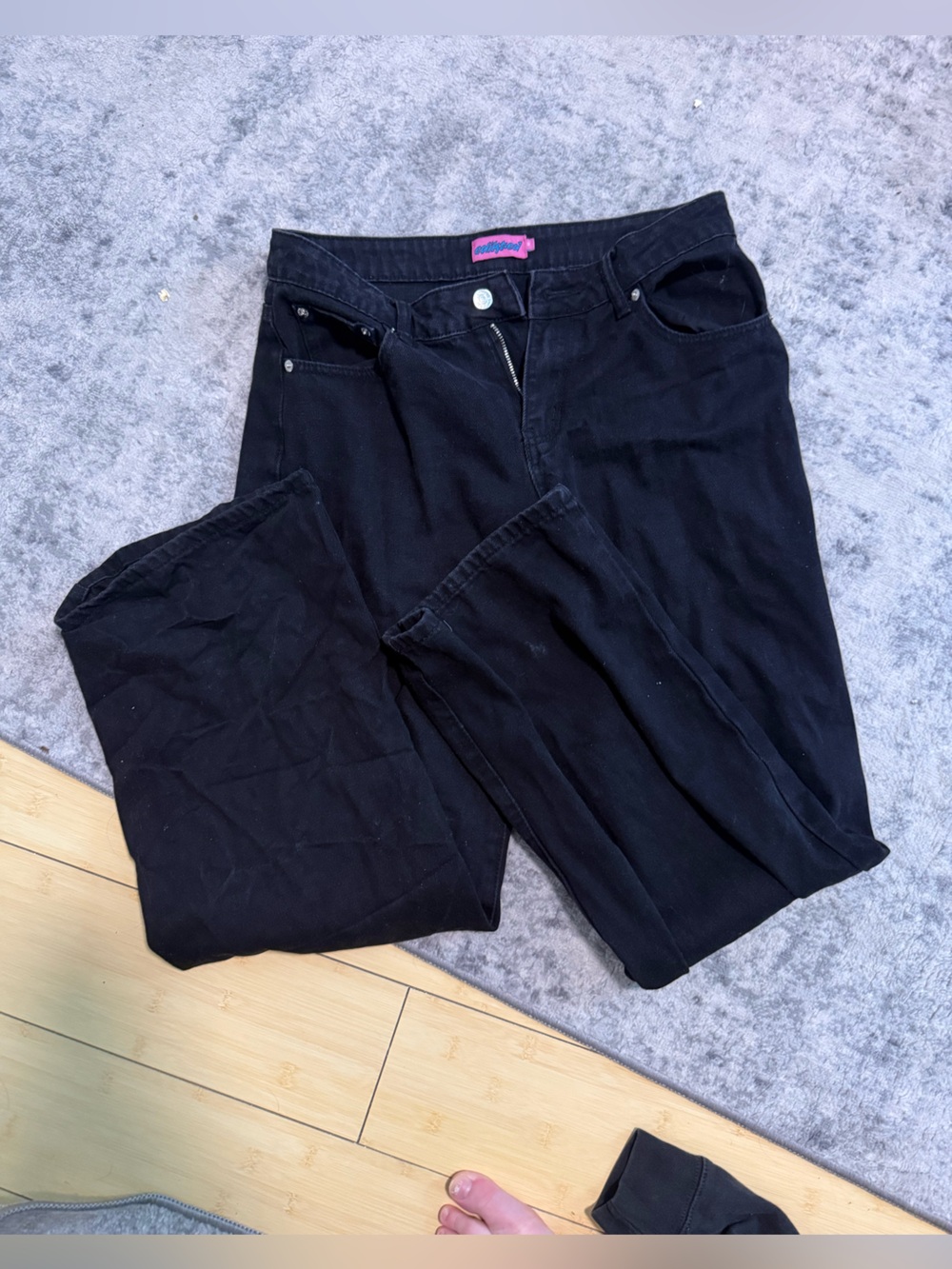 edikted low rise jeans